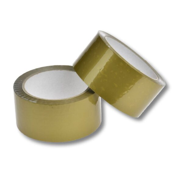 Klebeband Packband PP Acrylatkleber geräuscharm 50mm/66m, gold