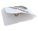 Hamburgerbeutel 16 x 16 cm, oben und 1x seitlich offen, 500 Stk. – Bild 2