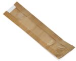 Papierfaltenbeutel für Baguettes 12 + 4 x 59 cm, mit Fenster 6cm, 1000 Stk.