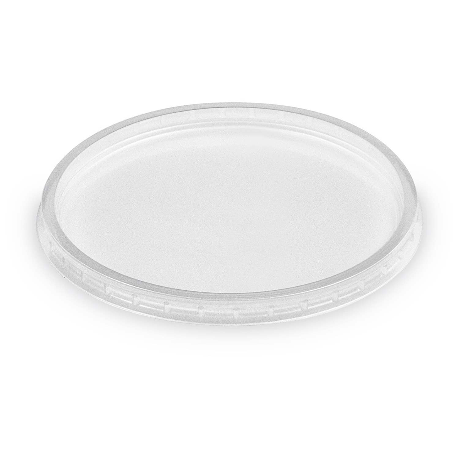 74300 Deckel für Suppenbecher Suppenschalen mit O 12,7 cm klar, 50 Stk. – Bild 1