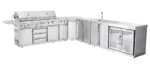 Myoutdoorkitchen Stainless Collection - Eckmodul 90° - Large – Bild 4