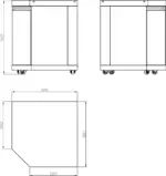 Myoutdoorkitchen Stainless Collection - Eckmodul 90° - Large – Bild 6