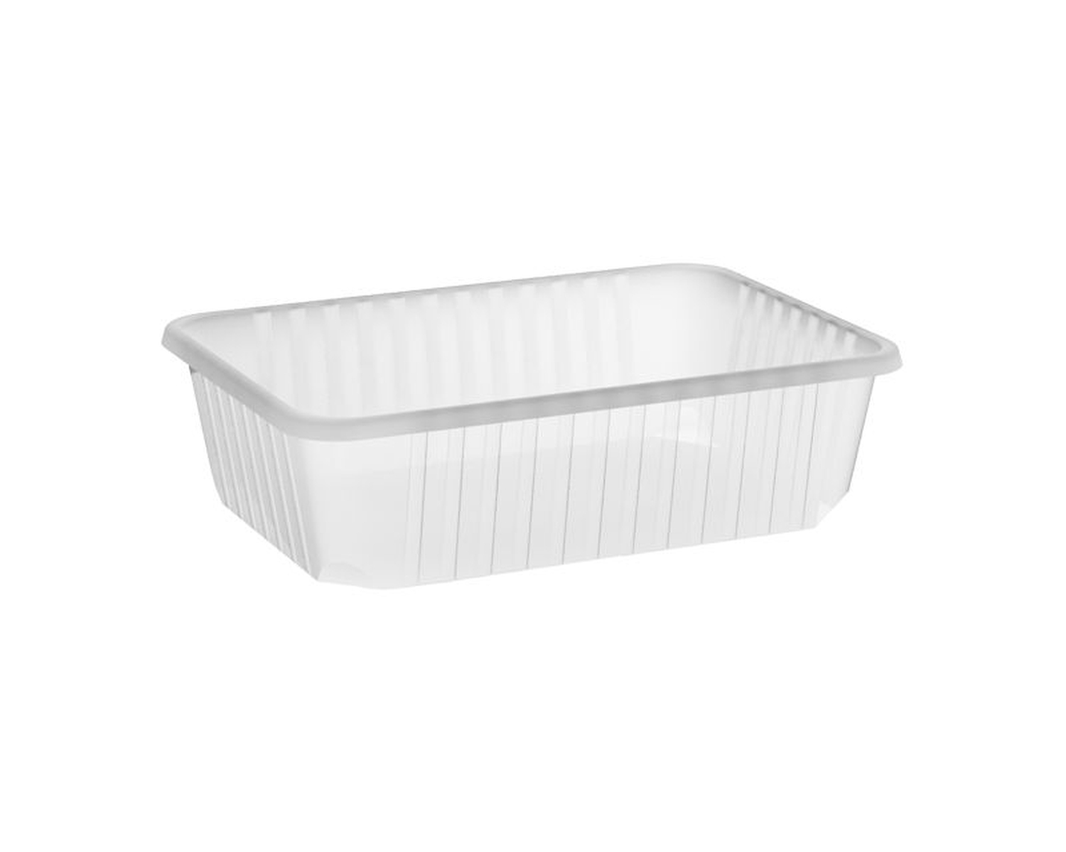 77507 Rechteckschalen klar 750 ml (PP), 50 Stk. – Bild 1