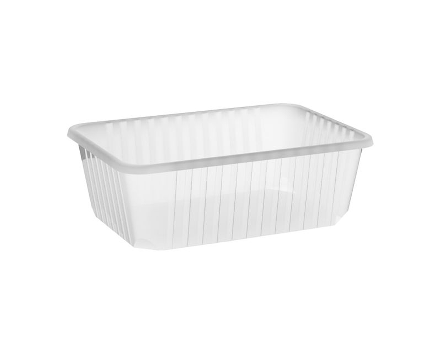 77510 Rechteckschalen klar 1000 ml (PP), 50 Stk. – Bild 1