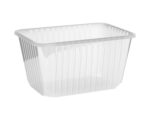 Rechteckschalen klar 1500 ml (PP), 50 Stk.