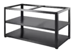 Myoutdoorkitchen Nordic Line - Grundmodul 120 cm (2 Module) - Schwarz