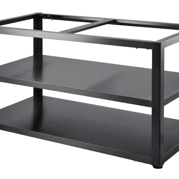 Myoutdoorkitchen Nordic Line - Grundmodul 120 cm (2 Module) - Schwarz