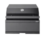 Myoutdoorkitchen Nordic Line - Integrierbarer Holzkohlegrill (Schwarz)