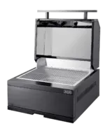 Myoutdoorkitchen Nordic Line - Integrierbarer Holzkohlegrill (Schwarz) – Bild 3