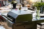 Myoutdoorkitchen Nordic Line - Integrierbarer Holzkohlegrill (Schwarz) – Bild 5