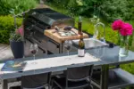 Myoutdoorkitchen Nordic Line - Aufbewahrungsmodul mit Arbeitsfläche (Schwarz) – Bild 3
