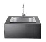 Myoutdoorkitchen Nordic Line - Integrierbares Spülbeckenmodul (Schwarz)