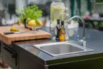 Myoutdoorkitchen Nordic Line - Integrierbares Spülbeckenmodul (Schwarz) – Bild 5