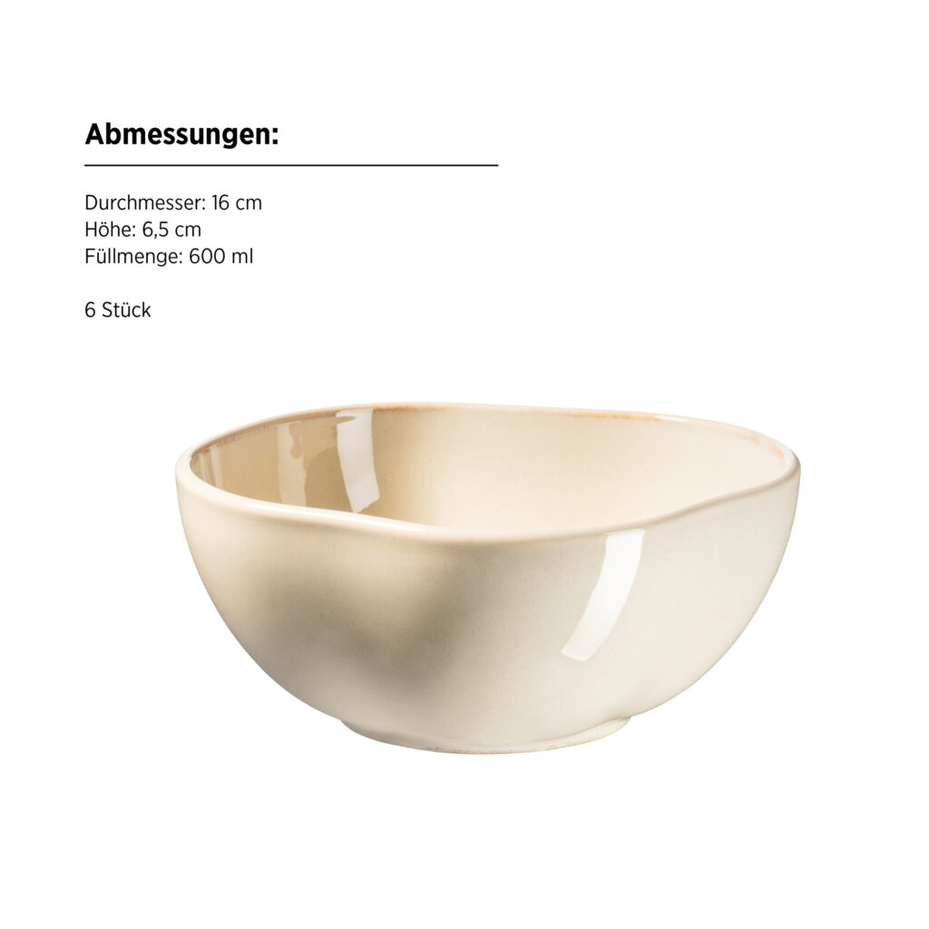 Mäser CORDELIA Schüssel 16 cm, 6er