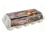 Eierverpackungen für 10 Eier Bodenhaltung, weiß, 154 Stk., geeignet für S, M, L