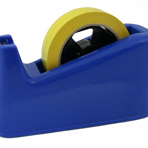 Tischabroller für 12, 16, 19 und 25mm Klebefilm mit 25+76mm Kern, blau