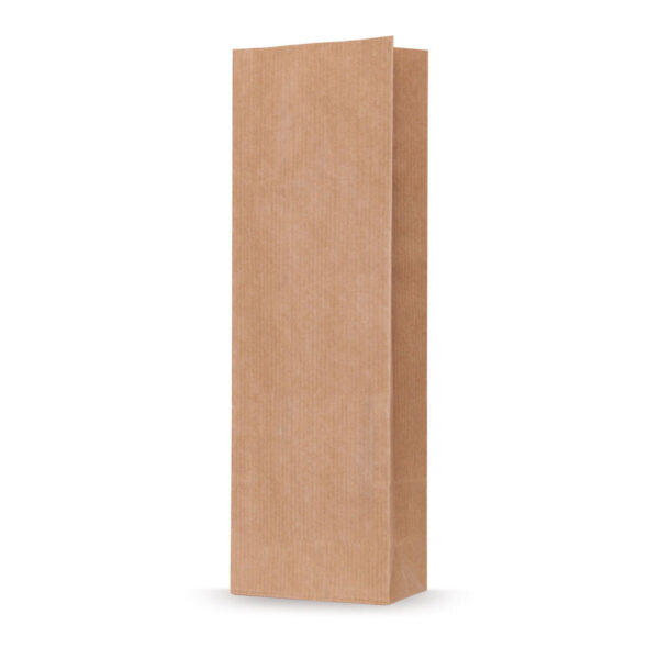 Blockbodenbeutel Natron Kraftpapier braun 80 + 50 x 250mm, 500 Stk.