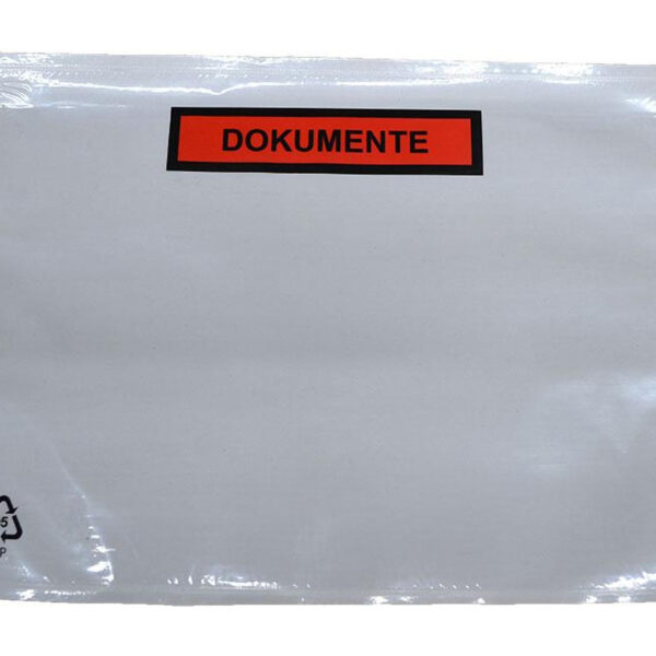 Dokumententaschen Begleitscheintaschen *Dokumente* C5 235x175mm, 1000 Stk.