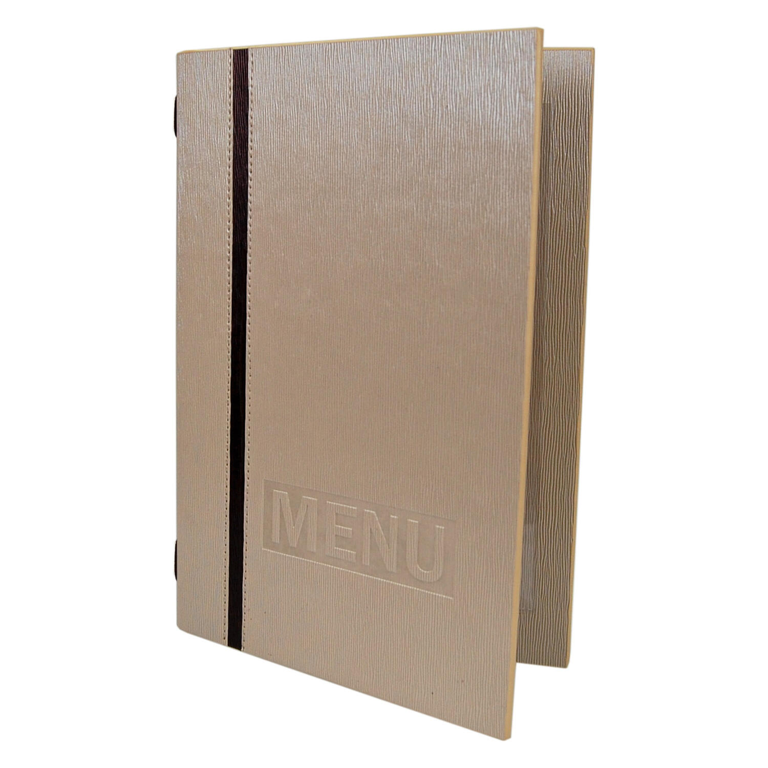 DS-15360 Speisekarte "Elegance", A5, beige, 8 Seiten, 1 Stk. – Bild 1