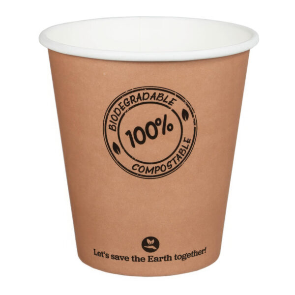 Pappbecher 250ml O9cm, -10°C bis 100°C, 50 Stk.
