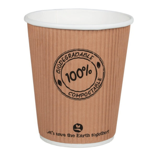 Thermo Riffelbecher doppelwandig 200ml O8cm, -10°C bis 100°C, 25 Stk.