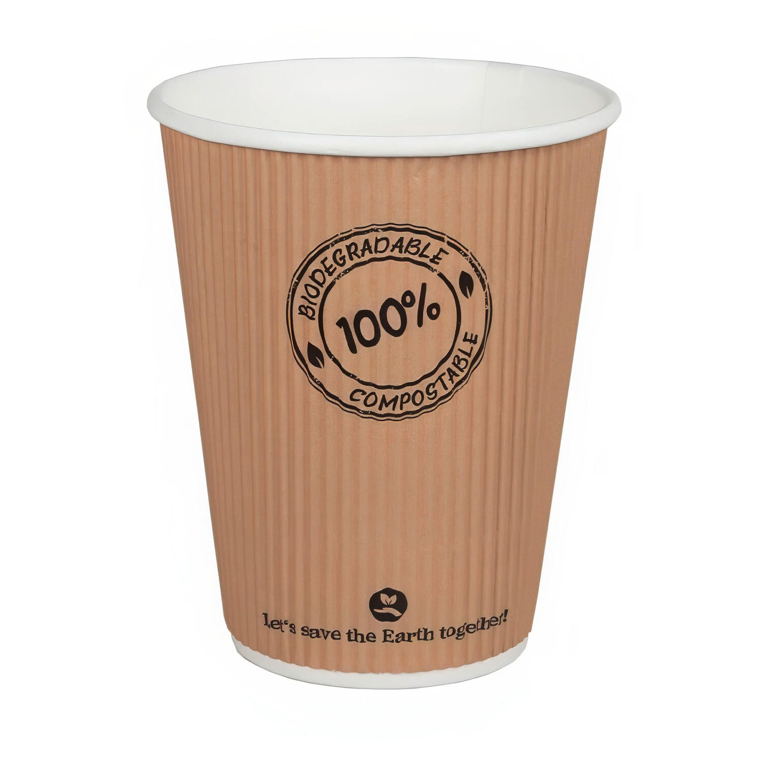 DS-25113NA Thermo Riffelbecher doppelwandig 250ml O9cm, -10°C bis 100°C, 25 Stk. – Bild 1