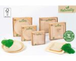 Holzteller Einwegteller aus Pappelholz quadratisch 14.5x14.5cm FSCR, 25 Stk. – Bild 4