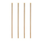 Trinkhalme aus Stroh natur O3-5mm 15cm, 100 Stk.