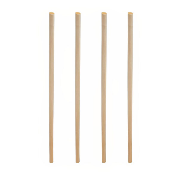 Trinkhalme aus Stroh natur O3-5mm 15cm, 100 Stk.