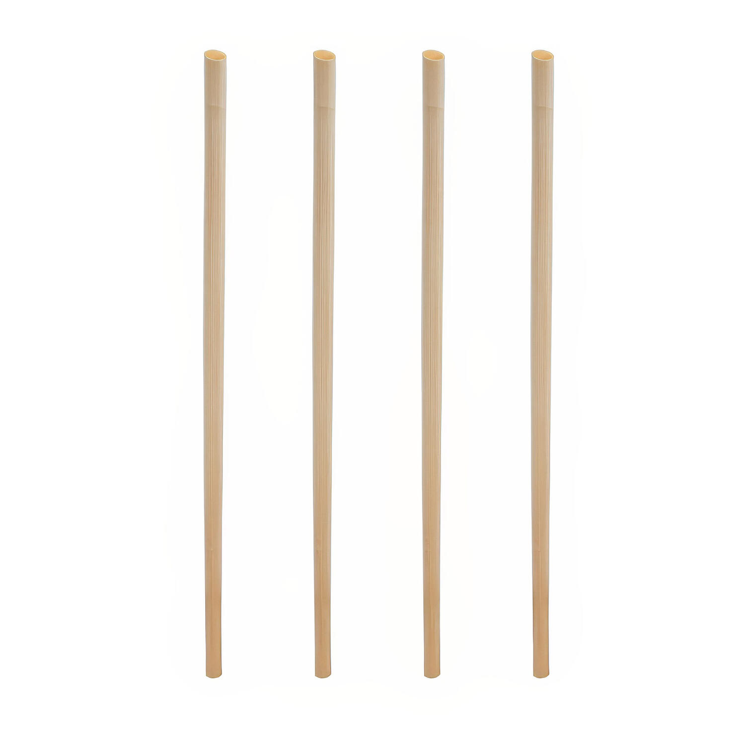 DS-25235NA Trinkhalme aus Stroh natur O3-5mm 15cm, 100 Stk. – Bild 1