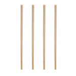 Trinkhalme aus Stroh natur O3-5mm 15cm, 500 Stk.