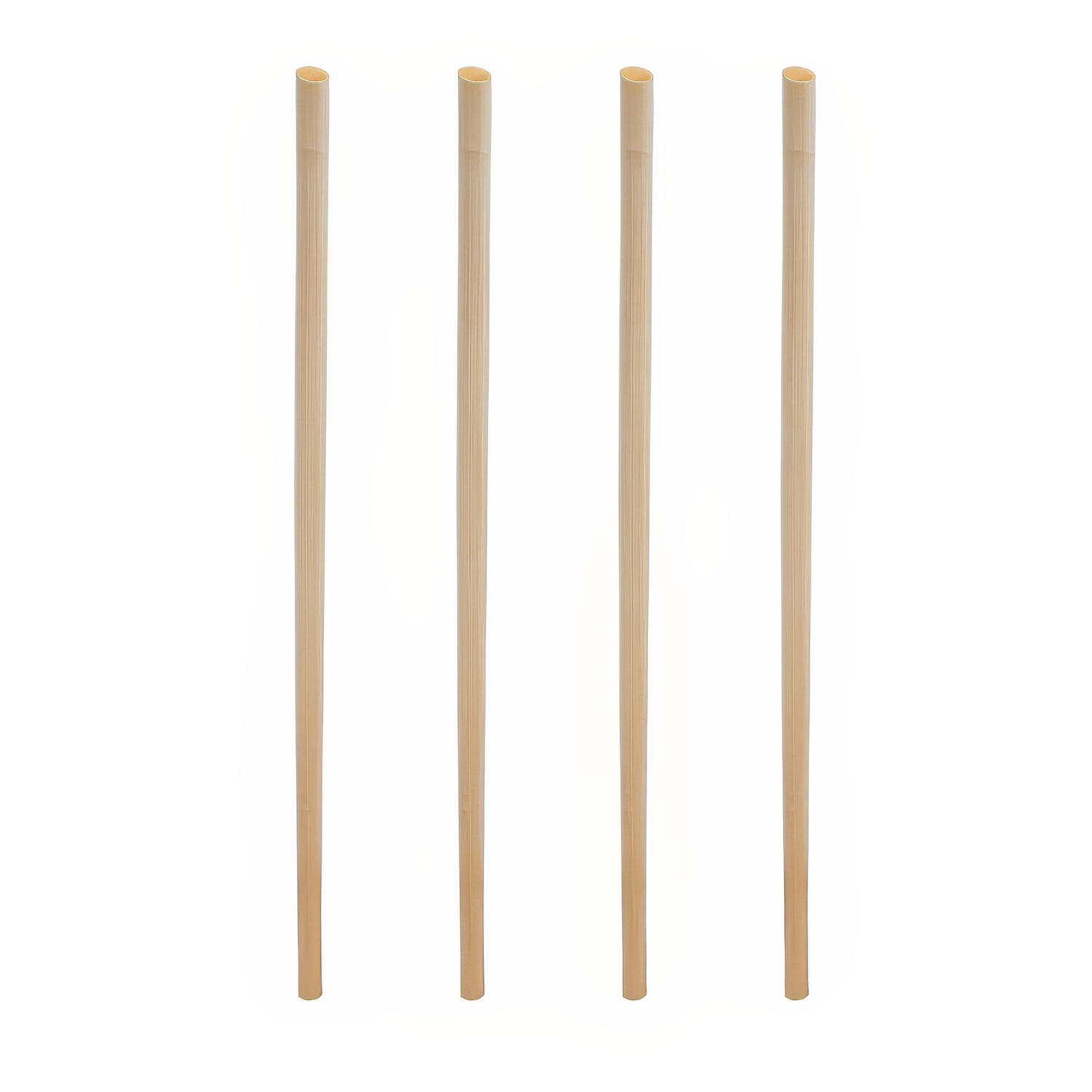 DS-25237NA Trinkhalme aus Stroh natur O3-5mm 15cm, 500 Stk. – Bild 1