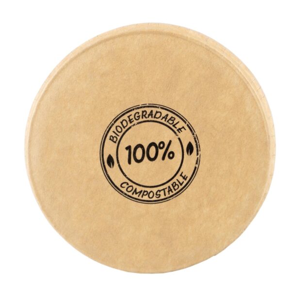 Deckel für Dressingbecher aus Karton 30 ml, O 44 mm, braun, 50 Stk.