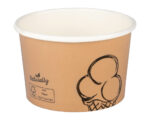 Eisbecher aus Karton, Pappbecher, FSC-zertifiziert, 120 ml, O 7,3 cm, 50 Stk. – Bild 2
