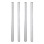 Trinkhalme aus Glas, transparent, O9mm, 15cm, 50 Stk.