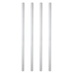 Trinkhalme aus Glas, transparent, O9mm, 24cm, 50 Stk.