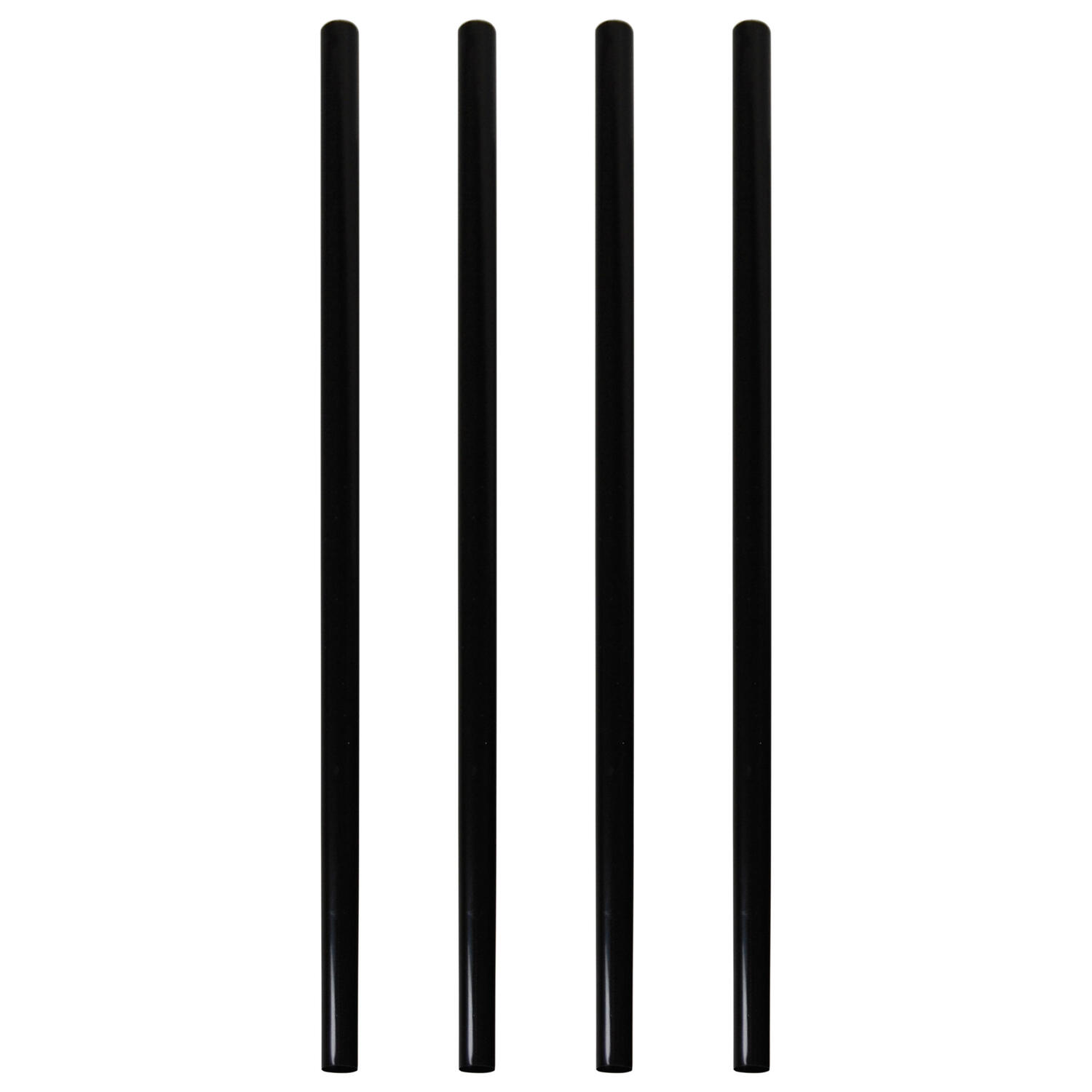 DS-35035 Trinkhalme Strohhalme Kunststoff PP Mehrweg schwarz 240 mm O 8mm, 500 Stk. – Bild 1