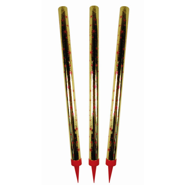 Torten- und Eisfeuerwerk, für Außen geeignet, 25cm, 4 Stk.