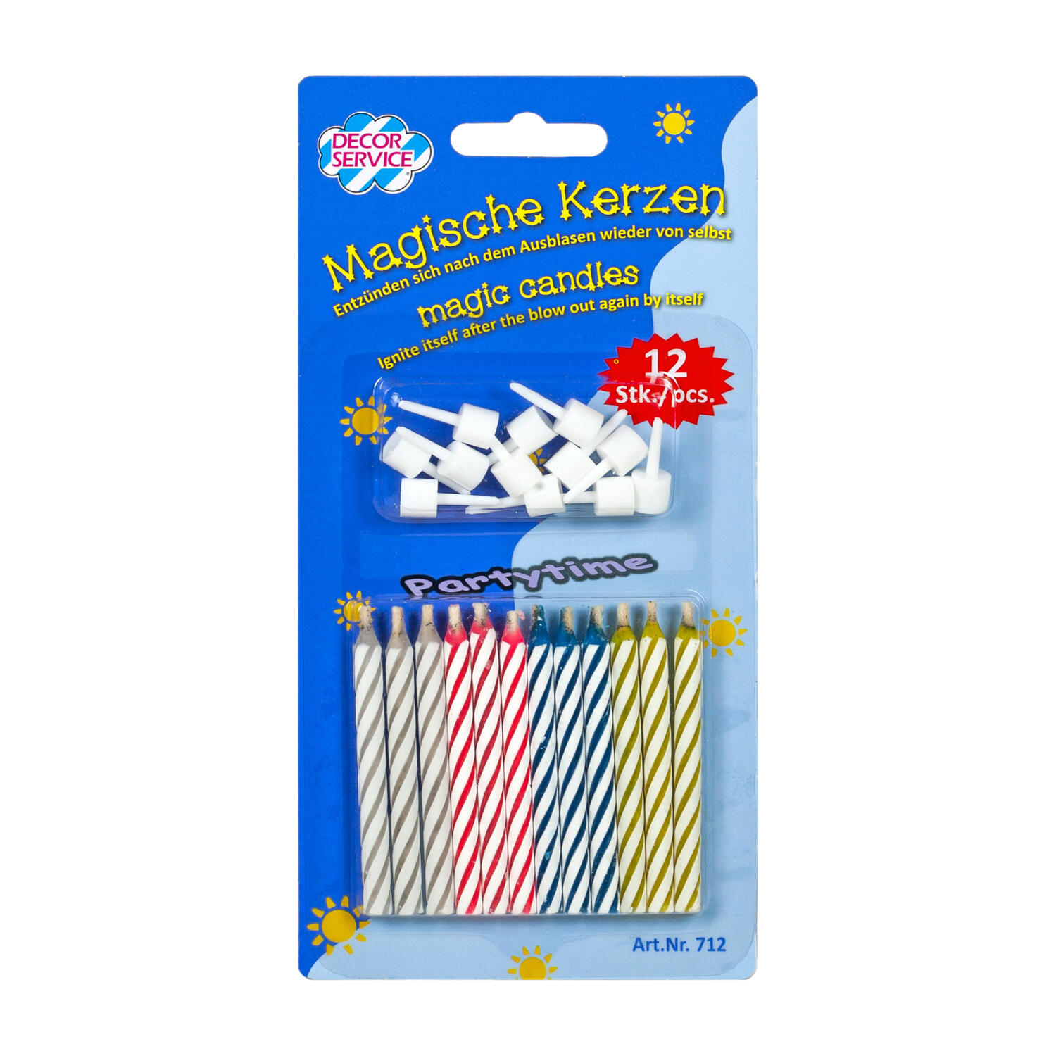 DS-712 Magische Kerzen, H=6cm, 12 Stk. – Bild 1
