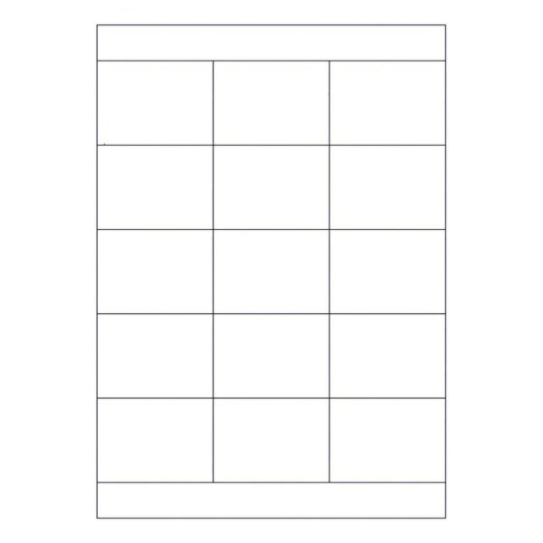 Etiketten Labels selbstklebend weiß 70 x 50.8mm auf DIN A4, 1500 Stk.
