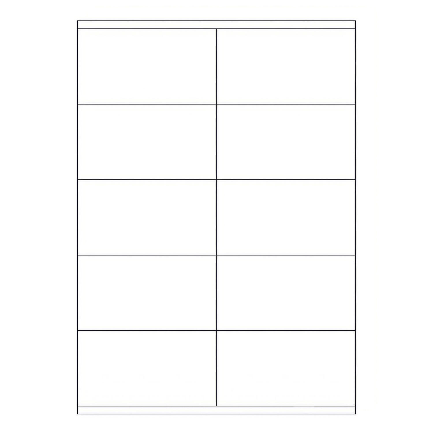 Z_1008013(10557)-Bemaßung Etiketten Labels selbstklebend weiß 105 x 57mm auf DIN A4, 1000 Stk. – Bild 1