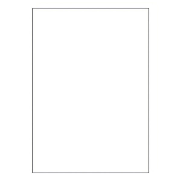 Etiketten Labels selbstklebend weiß 210 x 297mm auf DIN A4, 100 Stk.