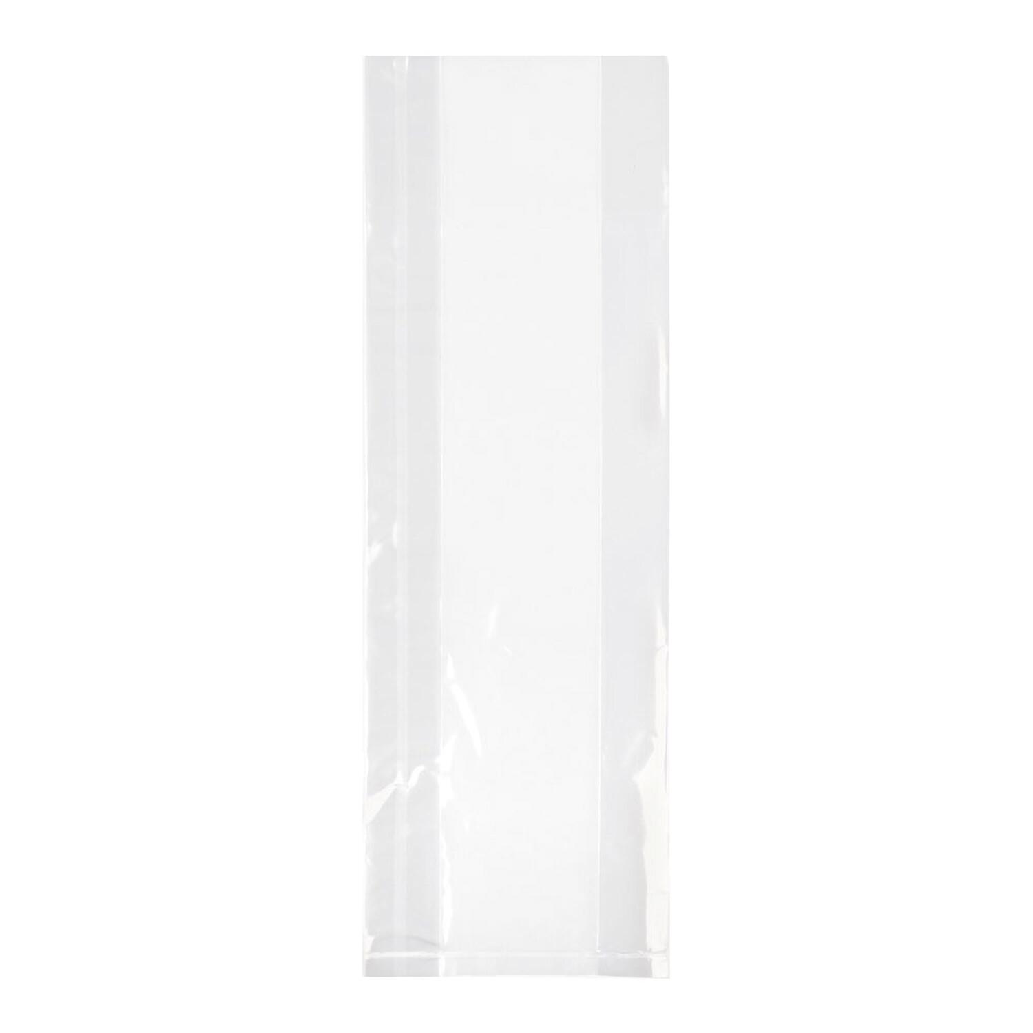 EPL-SFB08020030 Seitenfaltenbeutel 100+50x300 mm mit Siegelnaht transparent OPP 30my 100 Stk. – Bild 1