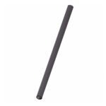 Trinkhalme Strohhalme Kunststoff PP Mehrweg schwarz 240 mm O 8mm, 250 Stk.