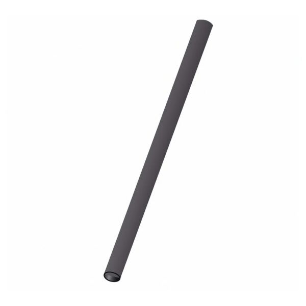 Trinkhalme Strohhalme Kunststoff PP Mehrweg schwarz 150 mm O7 mm, 500 Stk.