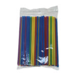 Trinkhalme Strohhalme Kunststoff PP Mehrweg bunt gemischt 240 mm O 8mm, 100 Stk. – Bild 2