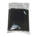 Trinkhalme Strohhalme Kunststoff PP Mehrweg schwarz 150 mm O7 mm, 100 Stk. – Bild 2