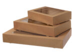 Fensterkarton Cateringkarton Geschenkkarton Transportkarton mit Sichtfenster 36 x 25 x 8 cm – Bild 2