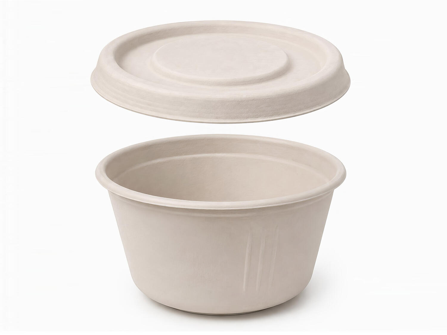 GU-281966_SET_e Dressingbecher Dipschale 60ml rund O 62 mm aus Bagasse Zuckerrohr inkl. Deckel, 50 Stk. – Bild 1