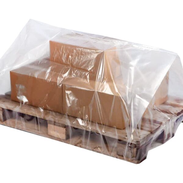 Palettenhaube aus Recyclat 1250 x 950 x 2100mm transparent trüb, 50my, 25 Stk.